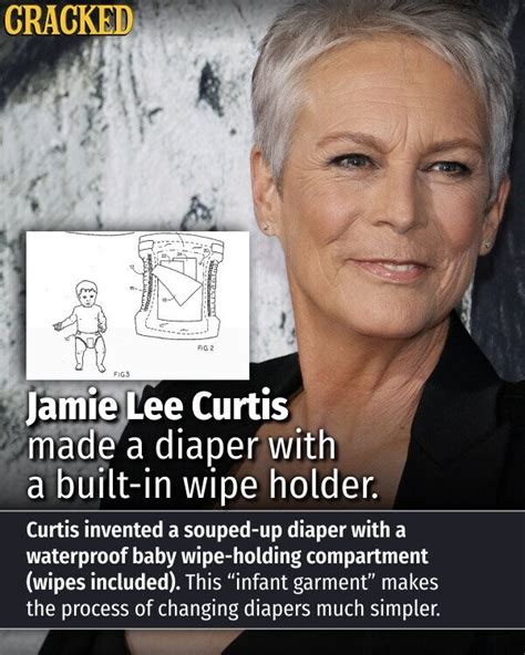 Jamie Lee Curtis: Diaper inventor